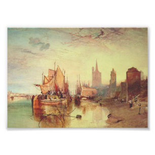 Foto Llegada de un barco de paquete por Joseph Turner