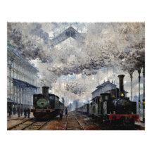 Llegada del tren de Normandía