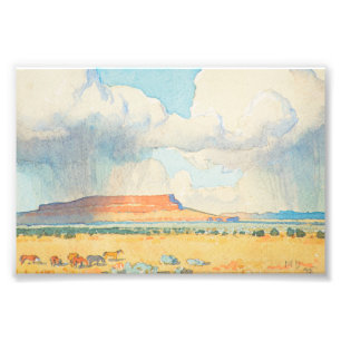 Foto Lluvia en Mesa por Maynard Dixon