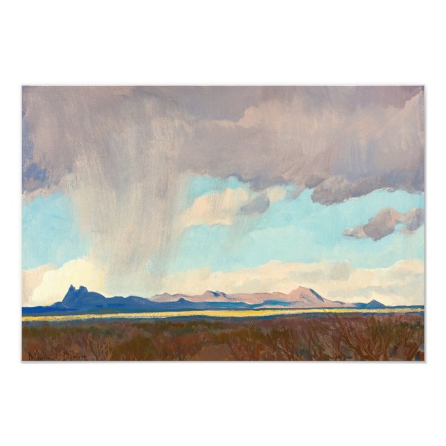 Foto Lluvia por el Golfo de Maynard Dixon (Frente)