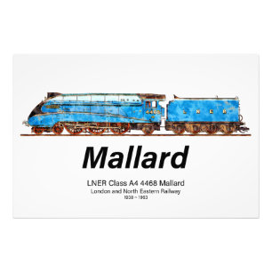 Foto LNER Clase A4 4468 Mallard - Loco de Vapor Más Ráp