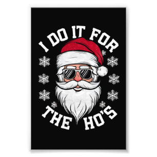 Foto Lo Hago Por Las Peros Divertido Santa Feo Navidad 