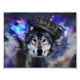 Foto Lobo animal en la corona
