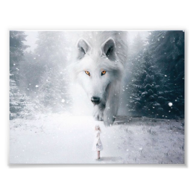 Foto Lobo blanco gigante (Frente)