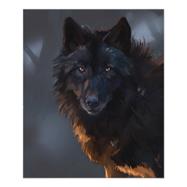 Foto Lobo negro (Frente)