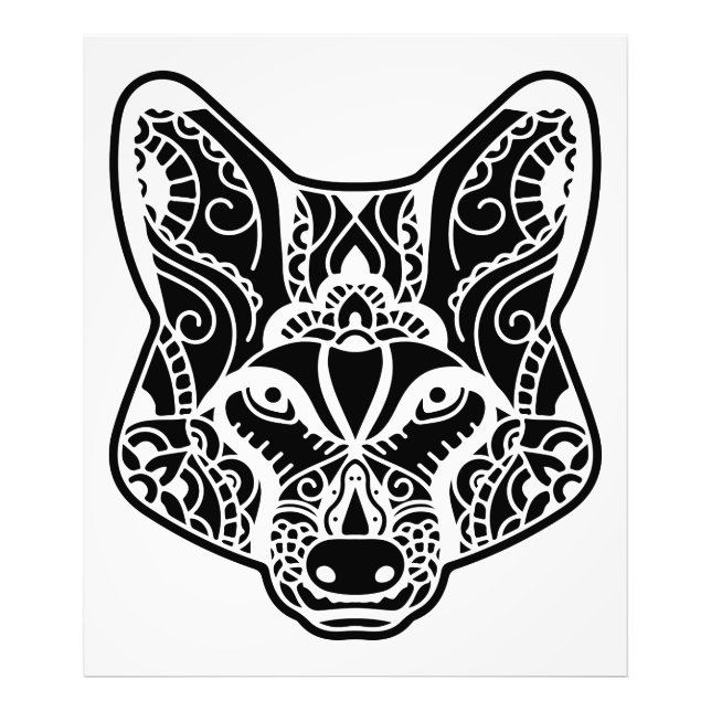 Foto Lobo tribal (Frente)