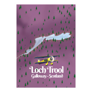 Foto loch trool, galloway, escocia Mapa de viaje