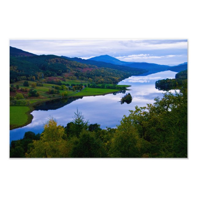 Foto Loch Tummel, huella fotográfica de Escocia (Frente)