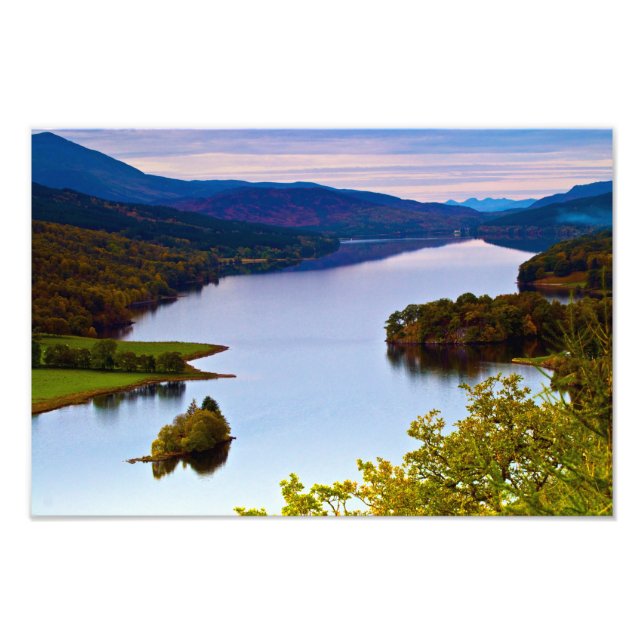 Foto Loch Tummel, huella fotográfica de Escocia (Frente)