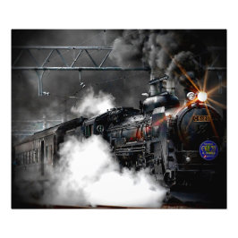Foto Locomotora de trenes de vapor