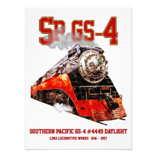 Foto Locomotora de vapor clásica Southern Pacific GS-4
