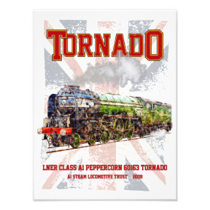 Foto Locomotora de vapor Tornado Vintage 60163 
