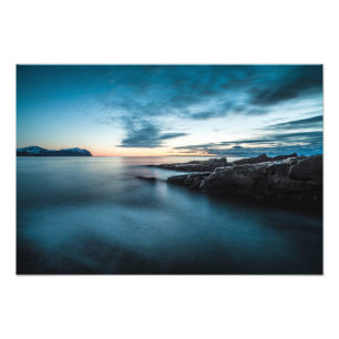 Foto Lofoten Blue Hour Seascape
