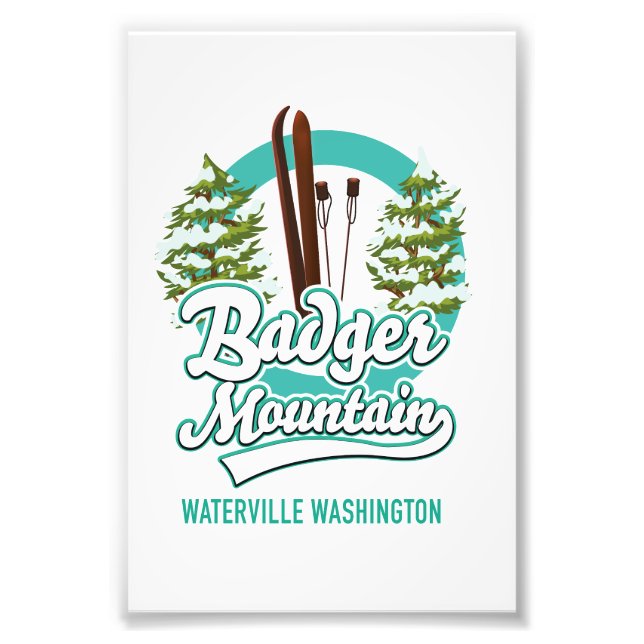 Foto Logo de Badger Mountain Waterville Washington Ski (Frente)