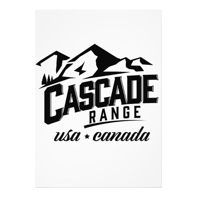 Foto Logo de Cascade Range USA Canada. (Frente)