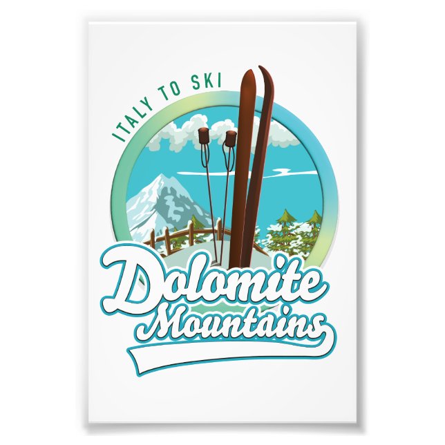 Foto Logo de esquí de Dolomitas (Frente)