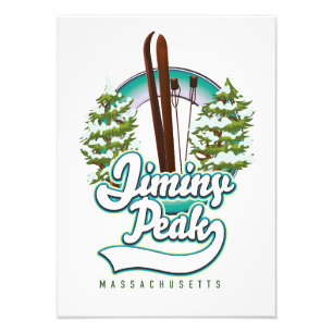 Foto logo de esquí de jiminy peak massachusetts