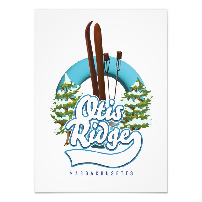 Foto Logo de esquí de Otis Ridge Massachusetts (Frente)