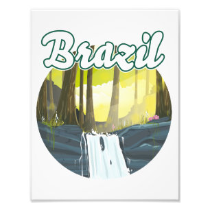 Foto Logo de la selva tropical de Brasil