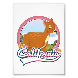 Foto Logo de las vacaciones en California Deer