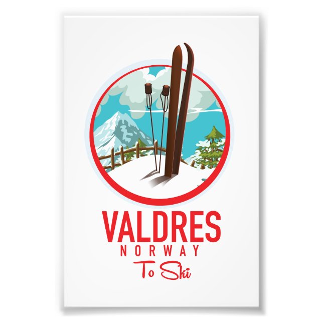 Foto Logo de Valdres Noruega Ski (Frente)