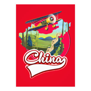 Foto Logo del mapa de viajes de China