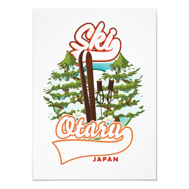 Foto Logo del Ski Sur de Seúl, imagen impresa (Frente)