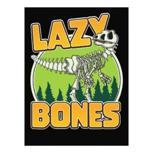Foto logotipo de dibujos animados Lazy Bones
