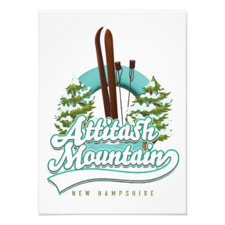 Foto logotipo de esquí de Attitash mountain new hampshi