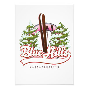 Foto logotipo de esquí de Blue Hills Massachusetts