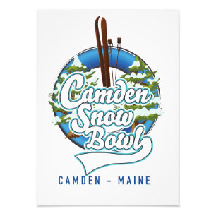 Foto logotipo de esquí de Camden Snow Bowl.
