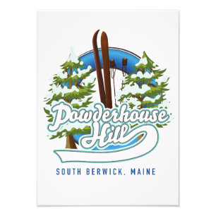 Foto logotipo de esquí de la colina de la planta baja b