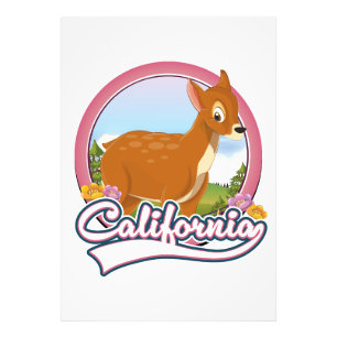 Foto logotipo de vacaciones de ciervos de California