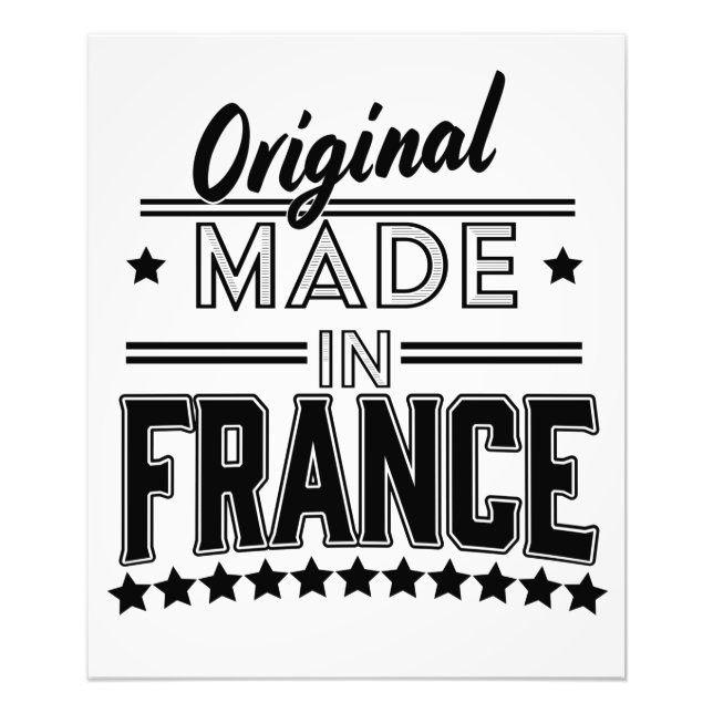 Foto Logotipo original hecho en Francia (Frente)