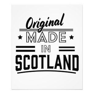 Foto Logotipo retro original hecho en Escocia