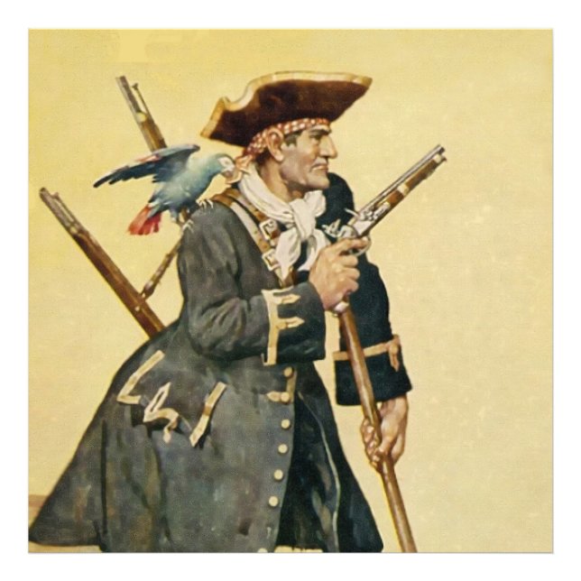 Foto “Long John Silver” de “La Isla del Tesoro” (Frente)