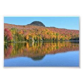 Foto Long Pond en otoño, Westmore, Vermont