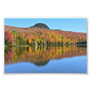 Foto Long Pond en otoño, Westmore, Vermont
