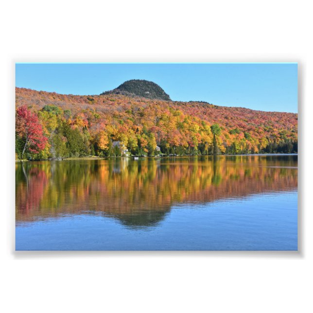 Foto Long Pond en otoño, Westmore, Vermont (Frente)
