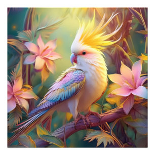 Foto Loro Cacatúa Ala Irisada Ave Fantasía