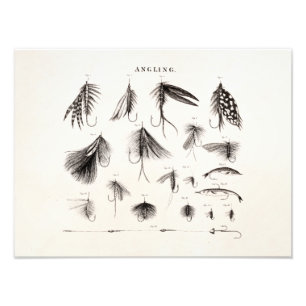 Foto Los 1800s del vintage que pescan la pesca con