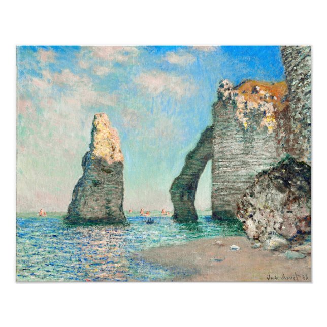 Foto Los acantilados de Claude Monet en Étretat (Frente)