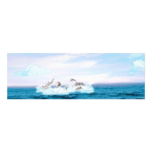Foto Los delfines saltantes