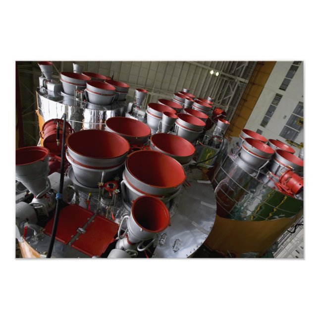 Foto Los impulsores de la nave espacial Soyuz TMA-14 (Frente)