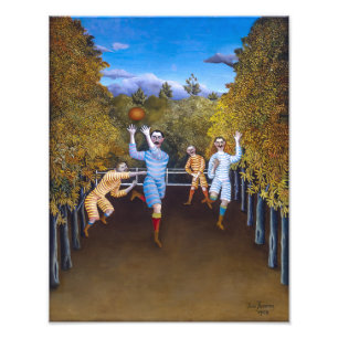 Foto Los jugadores de fútbol Henri Rousseau