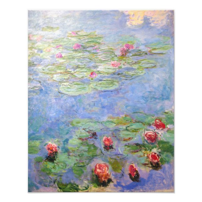 Foto Los lirios de agua de Claude Monet (Frente)