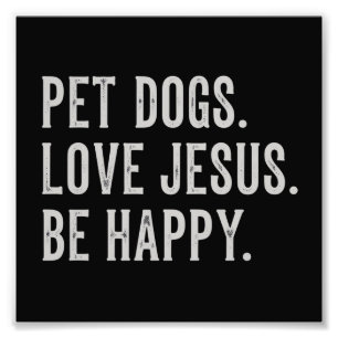 Foto Los perros mascota aman a Jesús Sé feliz Amante de