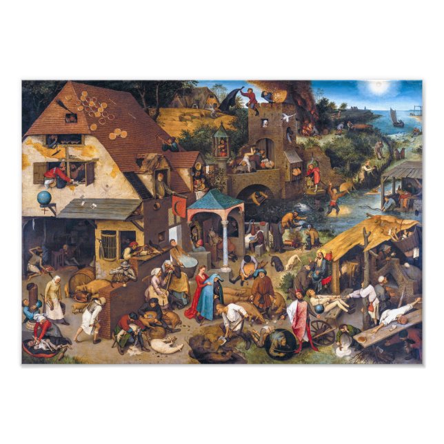 Foto Los proverbios holandeses | Pieter Bruegel el mayo (Frente)