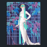 Foto Los Rosas y el Art Deco Nocturno<br><div class="desc">Los Rosas y la huella Art Deco Nocturno. Ilustracion Art Decó de los años 20. El artista francés Georges Barbier pintó encantadoras representaciones de París durante los años 20. Su trabajo a menudo incluía a mujeres y parejas en estados de descanso, hambre y ligero aburrimiento. Los Rosas y la Noche...</div>