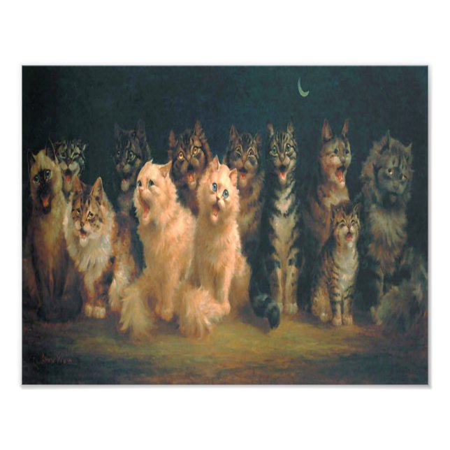 Foto Louis William Wain "Cat Chorus" (Frente)
